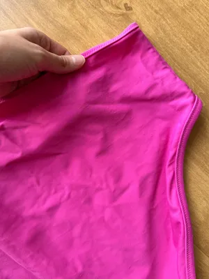J. Crew Cutout One-Shoulder One-Piece Swimsuit, Fuchsia, Size Large thumbnail 16