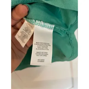 Jones New York green embroidered floral tank thumbnail 4
