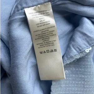 Anthropologie Light Blue Grey Strapless Midi Dress Size 8 thumbnail 17