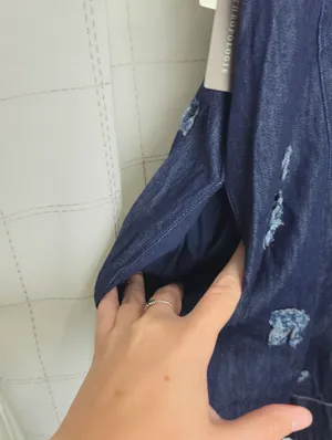 Anthropologie The Keiko Embroidered Denim Mini Dress by Maeve thumbnail 3