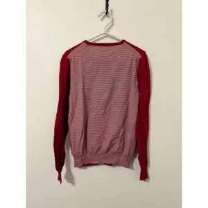 Moschino Sweater Women's Size XL Red Crewneck Pullover Jumper Luxe Designer Top thumbnail 7