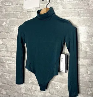 Lululemon Nulu Turtleneck Bodysuit Long Sleeve Thong Cut NWT Size XS (SMTL) thumbnail 2