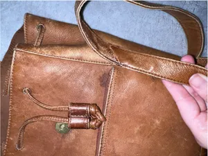 Women's Stone Mountain Brown Leather Backpack One Size thumbnail 9