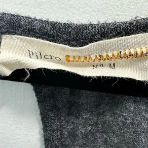 Pilcro Anthropologie Women Cut-Out Scoop Neck Top Gray‎ M Minimalist Lounge thumbnail 8