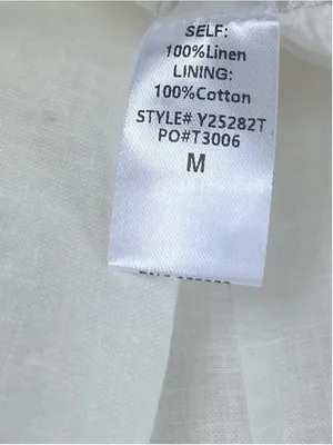 Tuckernuck White Linen Portia Dress Bow Back Breathable Classic Nautical Coastal thumbnail 12
