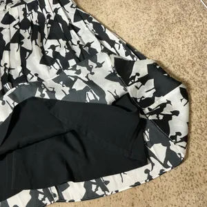Muse Retro Silhouette‎ Print Fit and Flare Dress Womens 12 Black White 50s Style thumbnail 7
