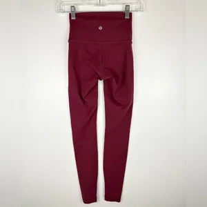 Lululemon Wunder Under Hi-Rise Tight 28” in Ruby Wine thumbnail 8