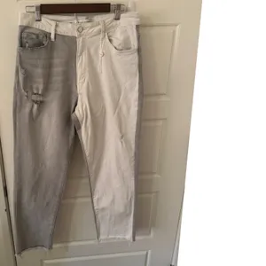 NEW Bohme sz 30 Women Flying Monkey Two Tone Cropped Colorblock Jeans Streetwear thumbnail 3