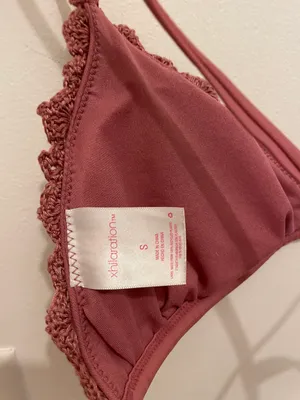 Pink Crochet Bikini Top thumbnail 3