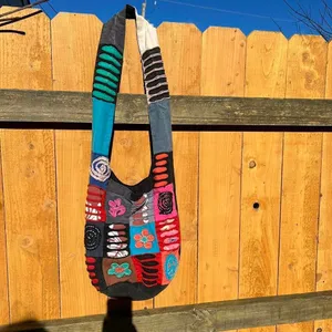 Cross body shoulder bag hippy‎ spring summer whimsy thumbnail 2