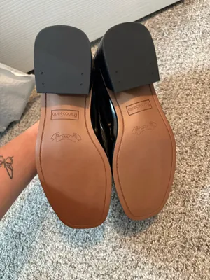 Leather Loafers Black Size 9.5 thumbnail 3