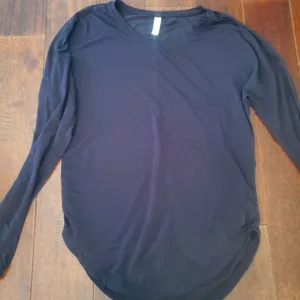 Lucy Long Sleeve Shirt Basic Super Soft Size Xs Blue thumbnail 1