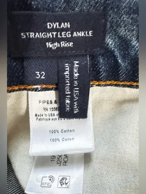 Veronica Beard 100% Cotton Woman’s Straight-Leg Indigo Jeans Size 32 thumbnail 7