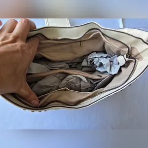 Western‎ Style Embossed Ivory/Tan Shoulder Bag thumbnail 8