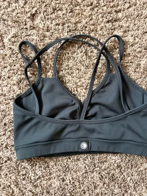 5 the label sports bra Black thumbnail 2