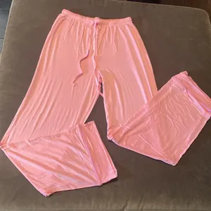ASOS Design Women’s Long Sleeve Shirt & Pants Pajama Set Pink Piping Size 4 NEW thumbnail 12