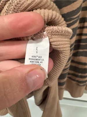 Aerie Oversized Animal Print Crewneck thumbnail 6