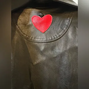 Classic Black faux Leather Jacket thumbnail 10
