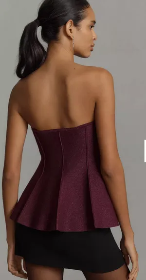 Anthropologie Hourglass Glitter Tank thumbnail 4