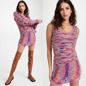 Staud Gardenia Melange‎ Mini Tank Knit Dress NWT thumbnail 3