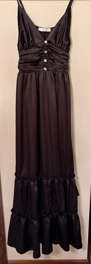 Altar'd State Long black dress thumbnail 1