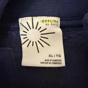 OFFLINE By Aerie Cloud Fleece Polo Sweatshirt thumbnail 7