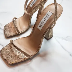 Steve Madden Midnight Snake Heels thumbnail 3