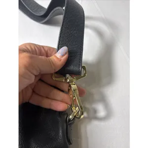 Margot Soft Black Genuine Leather Handbag Crossbody Purse Adjustable Strap thumbnail 3