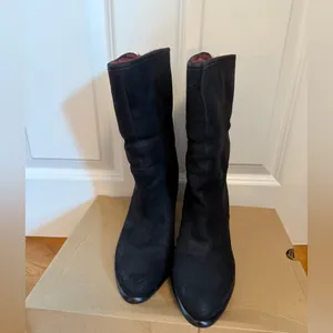UGG Layna Women's Shearling Foldable Cuff Black Nubuck Boot 2-Wear Styles! 9 thumbnail 9