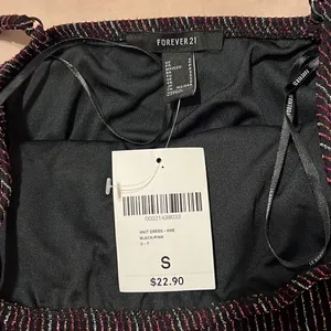 NWT forever 21 size small black sparkly bodycon dress with spaghetti straps thumbnail 3