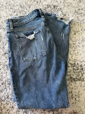 Abercrombie Curve Love High Rise Mom Jean thumbnail 2