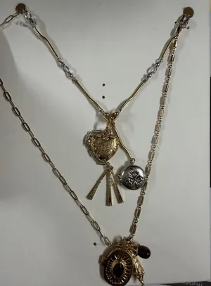 Zara Heart Locket Charm Pendant Gold Chain Fairy Festival‎ Necklace thumbnail 1