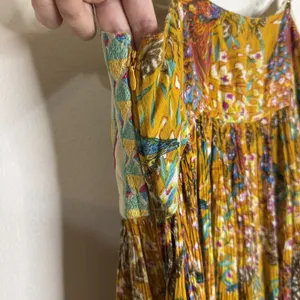 Anthropologie Raga Dress Womens S Floral‎ Embroidered Boho Maxi Spaghetti Strap thumbnail 12
