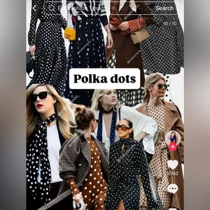 White House | Black Market Beautiful Midi Multi-Layered Polkadot Skirt 14 Black & White thumbnail 5