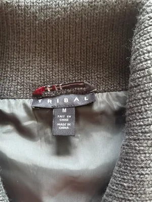 Tribal Women's Red, Black & Gray Vest thumbnail 4