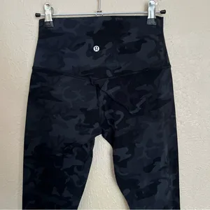 Lululemon Align Pant II 25” Incognito Camo Multi Gray Black Leggings 4 thumbnail 7