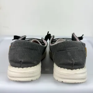 Hey Dude Wendy Chambray Moccasin Slip On Shoe Sz 7 Dark Grey Black thumbnail 12