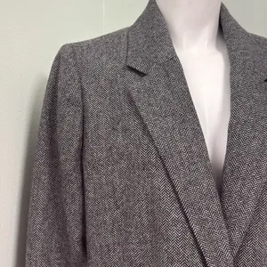Madewell Larson Herringbone Blazer XXL thumbnail 6