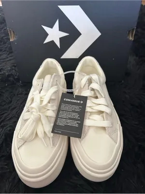 CONVERSE Cruise low beige platform lace up shoes sneakers women’s 8.5 new thumbnail 2