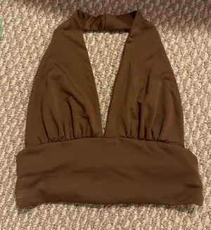 Brown Halter Top thumbnail 1