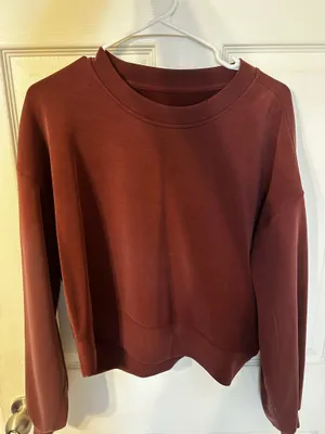 Lululemon Softstreme Cropped Crew Oversized 6 thumbnail 1