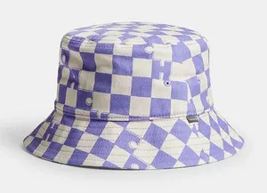NWT Coach Checkerboard Print‎ Bucket Hat size XS/S thumbnail 1