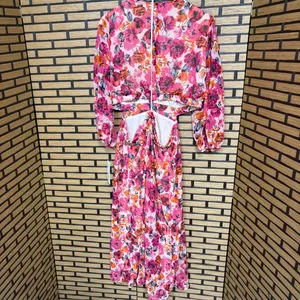 Julia Jordan Pink Floral Cutout Back Midi Dress Size 14‎ thumbnail 7