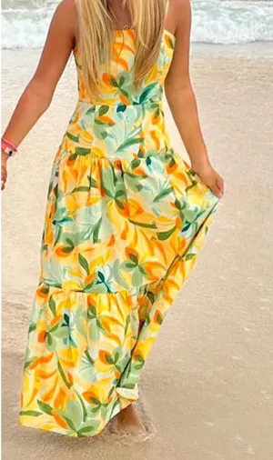 Midi dress Yellow Size XS thumbnail 2
