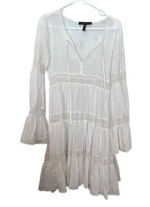 BCBG Sheer Swim CoverUp Dress thumbnail 1
