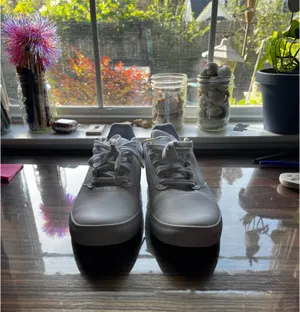 White Adidas Golf Shoes  thumbnail 3