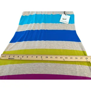 Calvin Klein Women's 8 Multicolor Scoop Neck Racerback Striped Maxi‎ Dress #Y6-1 thumbnail 10