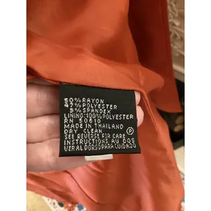 Albert Nipon Women Orange Belted Trench Coat Size‎ 12 thumbnail 7