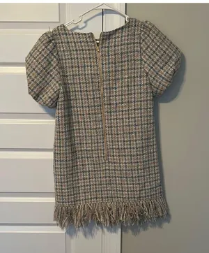 Plaid Knit Dress Size M thumbnail 1