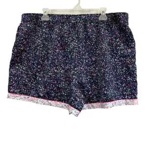 Charter Club Women's Satin Floral Set Long Sleeve‎ & Shorts Sleepwear XL/XXL thumbnail 6
